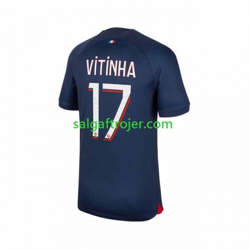 Paris Saint-Germain PSG Vitinha 17 Fodboldtrøjer Hjemmebanesæt 2023/24 Kort ærmer Paris Saint-Germain PSG Vitinha 17 Fodboldtrøjer Hjemmebanesæt 2023/24 Kort ærmer